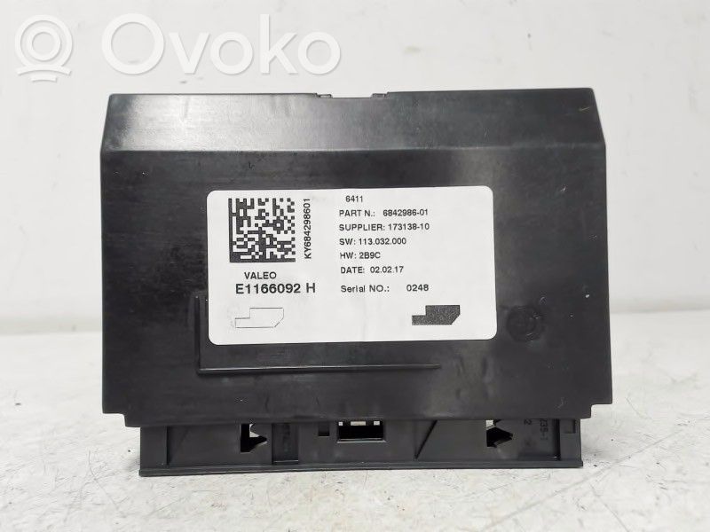 BMW 3 F30 F35 F31 Unitate control aer condiționat/încălzire 