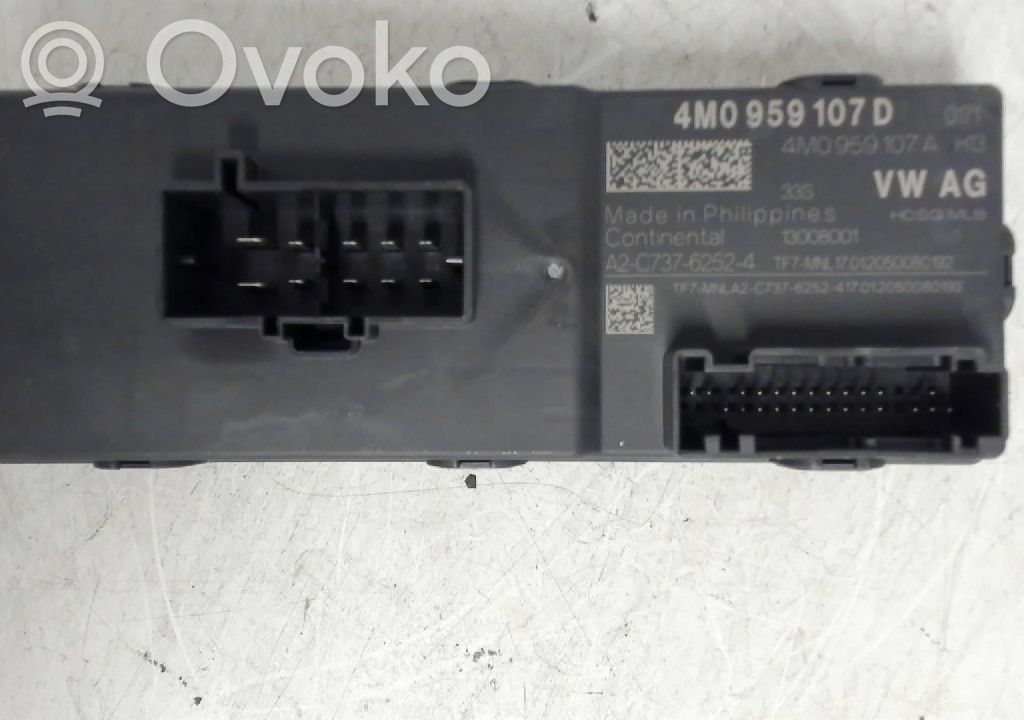 Tailgate/trunk control unit/module   4M0959107D,A2C73762524,4M0959107D