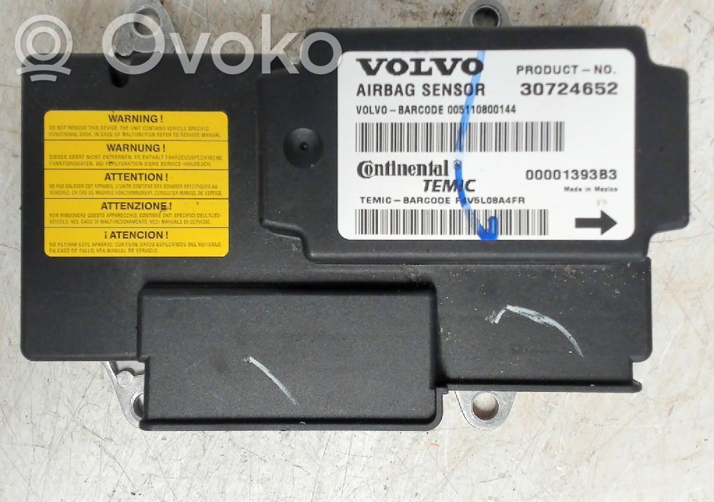 Volvo V50 Airbag control unit/module 