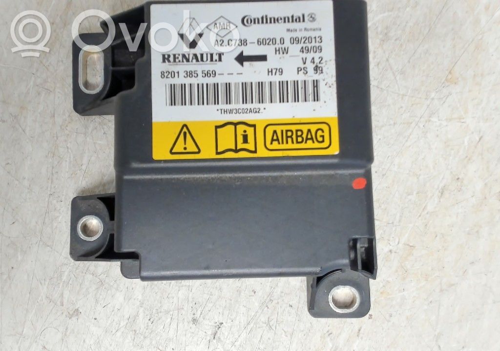 Dacia Duster Airbag control unit/module 
