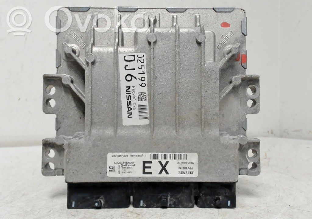 Nissan Qashqai Sterownik / moduł wtrysku 