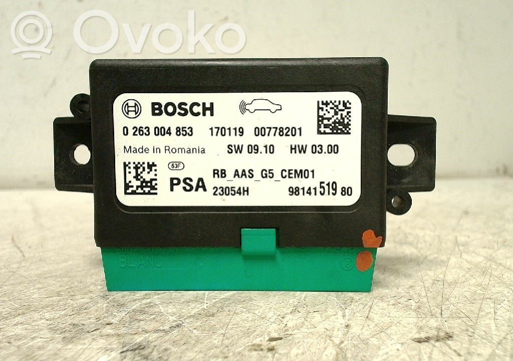 Peugeot 2008 I Sterownik / Moduł parkowania PDC 