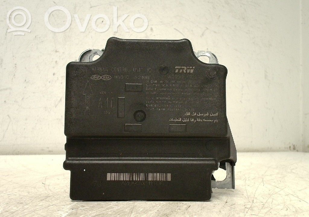 Module de contrôle airbag   95910A2100,A295910100,95910A2100