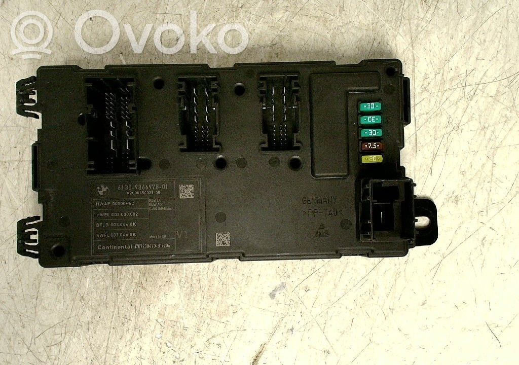 BMW 3 F30 F35 F31 Módulo de fusible 