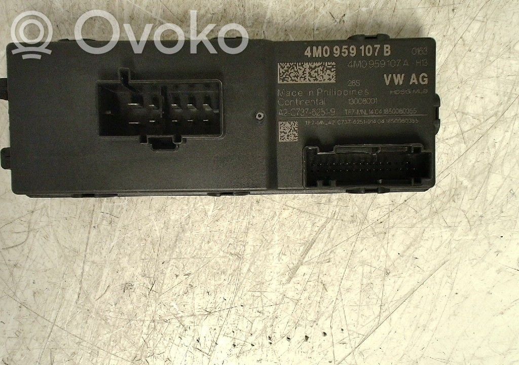 Tailgate/trunk control unit/module   4M0959107B,A2C73762519,4M0959107B