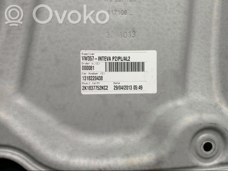 Volkswagen Caddy Elektryczny podnośnik szyby drzwi przednich 