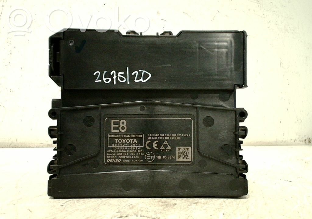 Unité de commande, module téléphone   8674012041,1043486890,8674012041