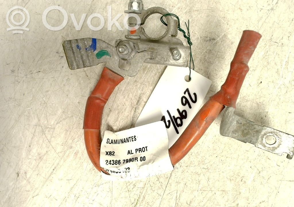 Positive cable (battery)   243867980R,243867980R