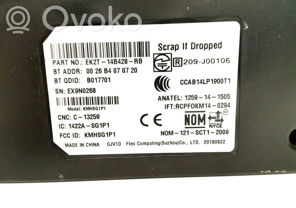 Gateway-Steuermodul   2117587,EK2T14B428RB,EK2T14B428RB