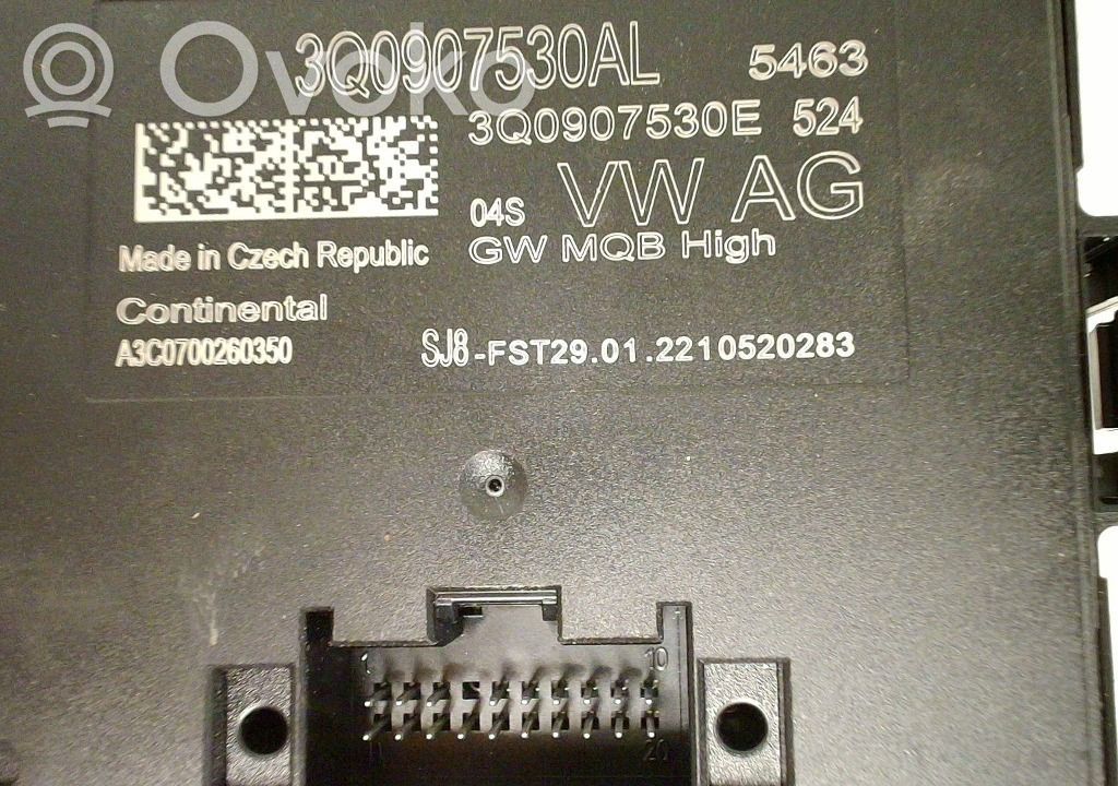 Modulo di controllo accesso   3Q0907530AL,A3C0700260350,3Q0907530AL
