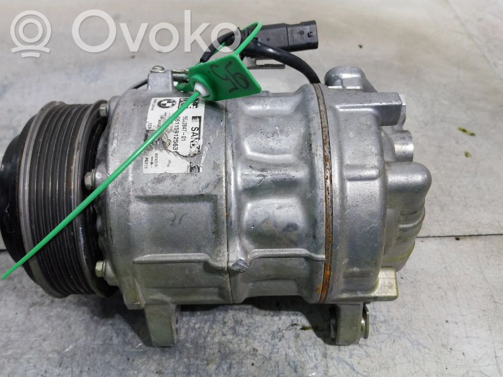 BMW 5 G30 G31 G38 Kompresor / Sprężarka klimatyzacji A/C 
