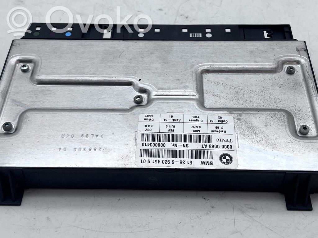 BMW 7 E65 E66 Modulo di controllo sedile 