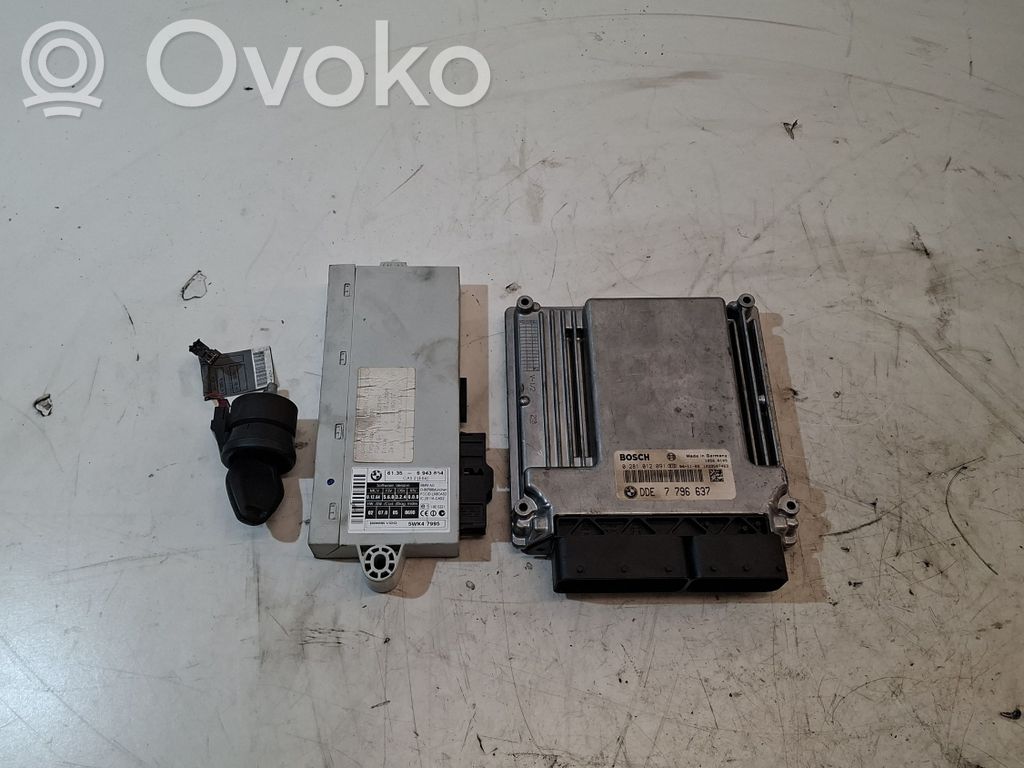 BMW 5 E60 E61 Engine ECU kit and lock set 