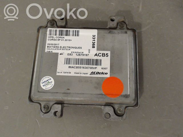 Opel Corsa E Motorsteuergerät ECU 