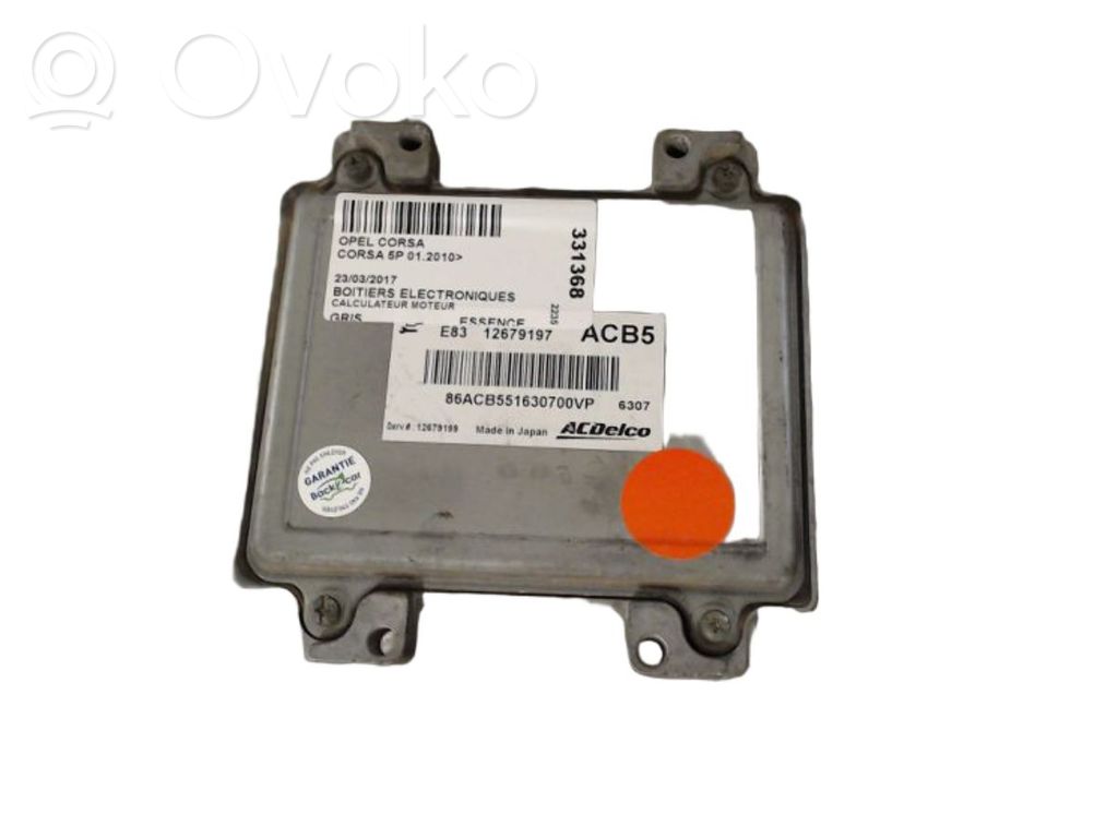 Opel Corsa E Motorsteuergerät ECU