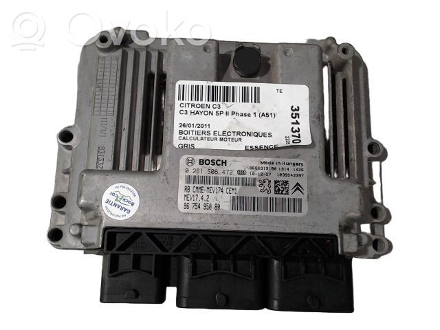 Citroen C3 Engine control unit/module ECU 