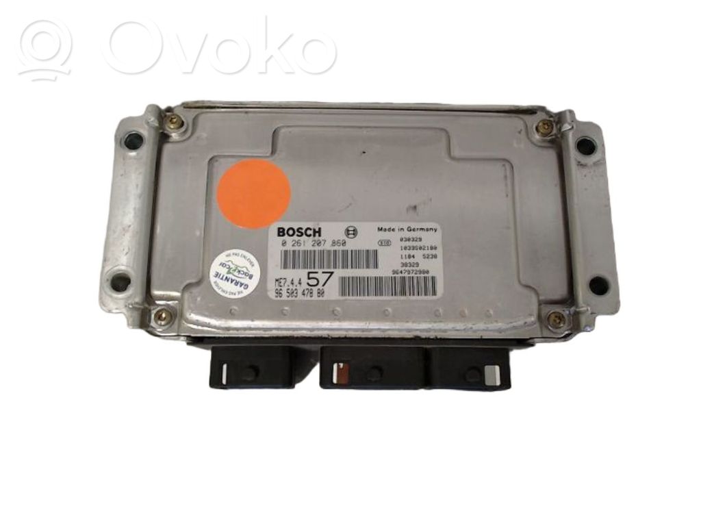 Citroen C3 Pluriel Motorsteuergerät ECU