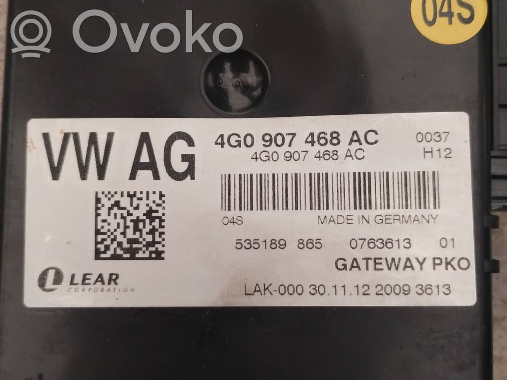 Módulo de control Gateway   4G0907468AC