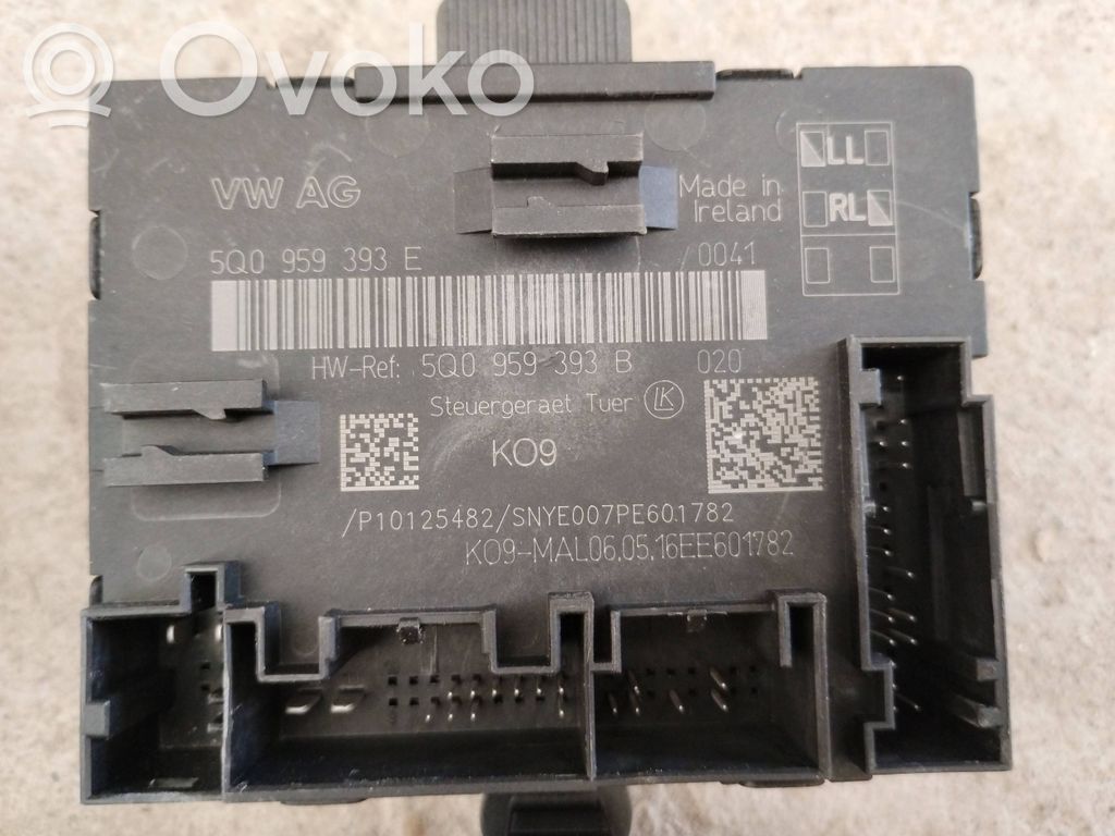 Door control unit/module   5Q0959393B,5Q0959393E