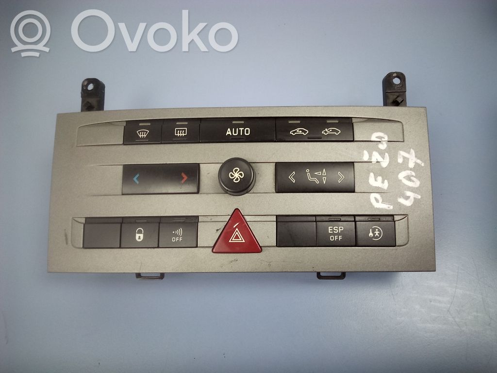 Peugeot 407 Climate control unit 