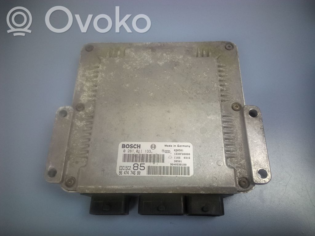 Peugeot 807 Engine control unit/module 