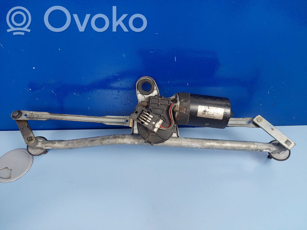 BMW 3 E46 Motor y varillaje del limpiaparabrisas delantero 
