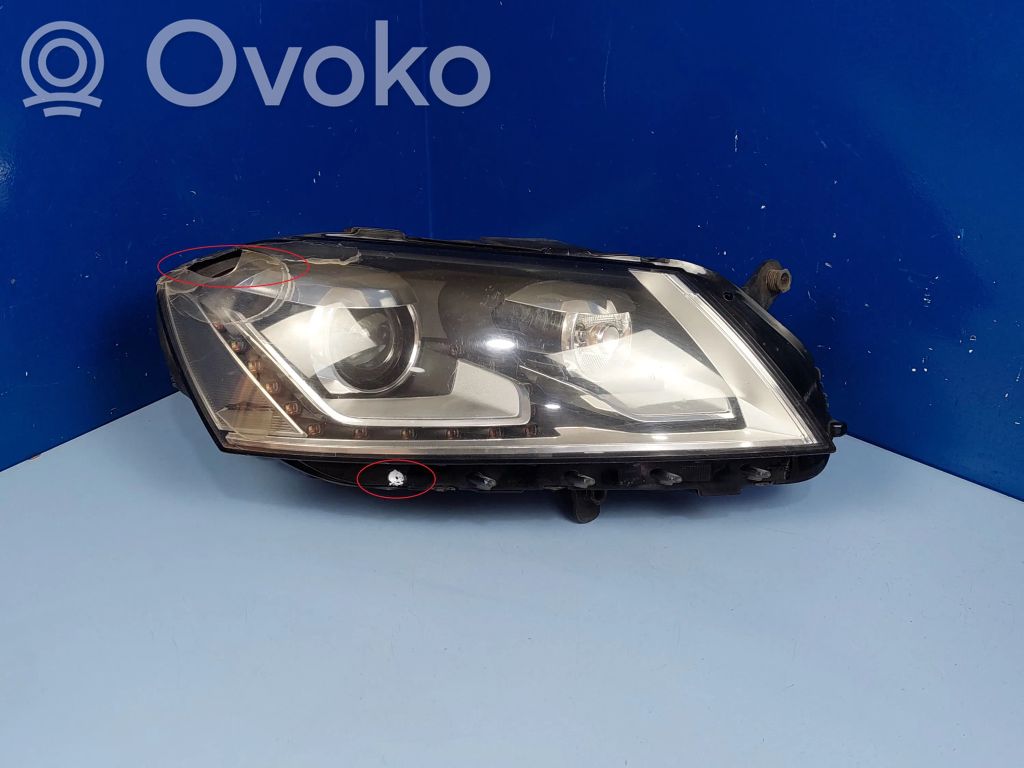 Volkswagen PASSAT B7 Lampa przednia 