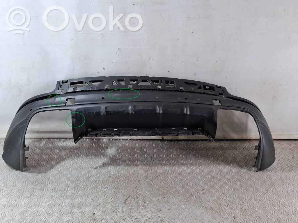 Porsche Cayenne (9Y0 9Y3) Moldura inferior del parachoques trasero 