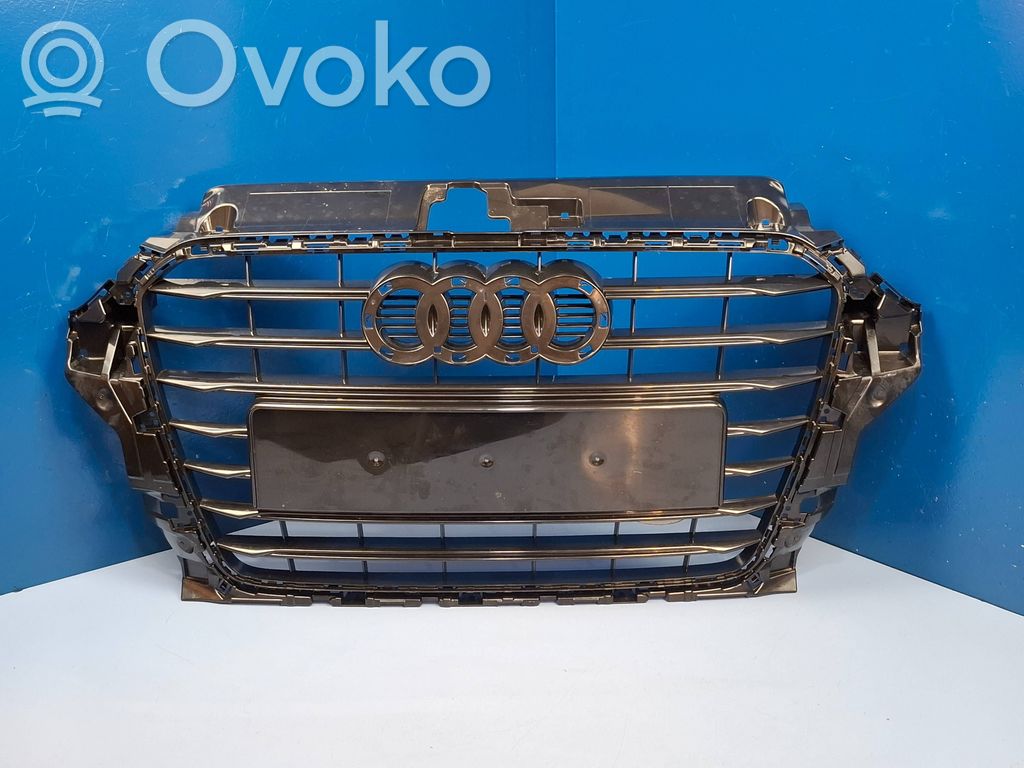 Audi A3 S3 8V Rejilla superior del radiador del parachoques delantero 