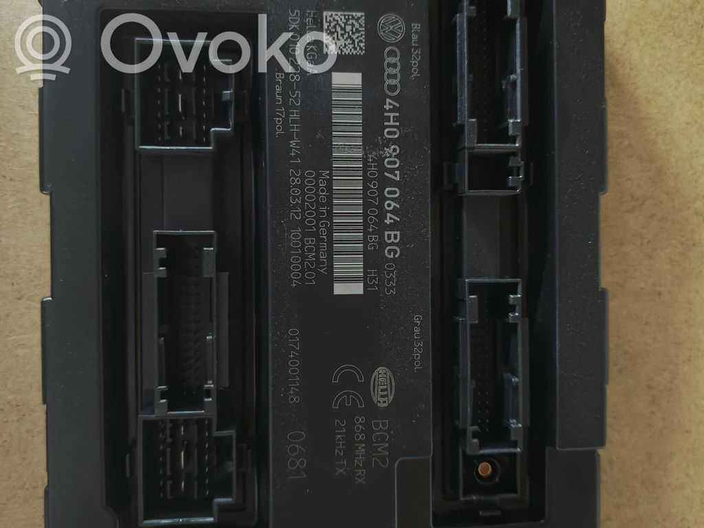 Audi A6 S6 C7 4G Module confort 