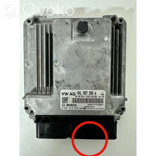 Volkswagen Golf VII Engine control unit/module 