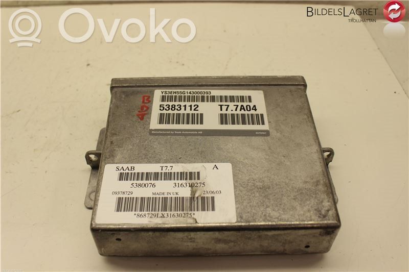 Saab 9-5 Injection control unit/module 