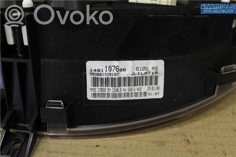 Peugeot Expert Speedometer (instrument cluster) 