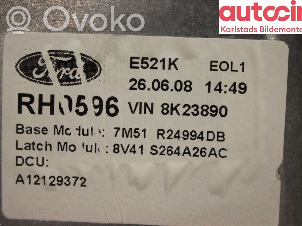 Ford Kuga I Regulador de puerta trasera con motor 
