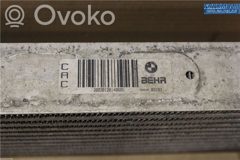 BMW X5 E53 Intercooler radiator 
