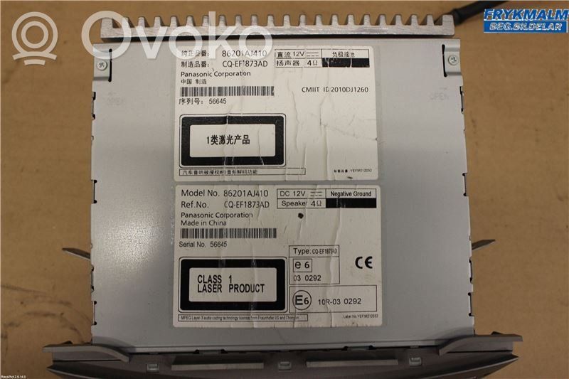 Subaru Outback Unitate principală radio/CD/DVD/GPS 