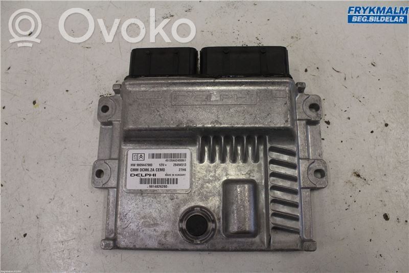 Fuel injection pump control unit/module   1614381880,9814826280,9814826280