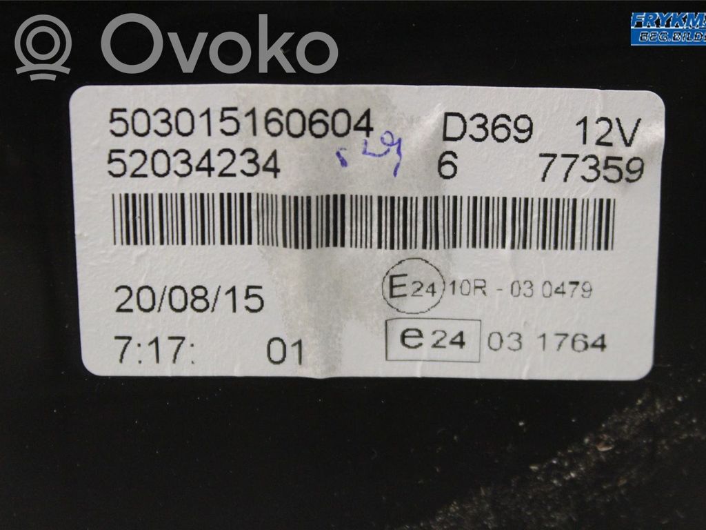 Opel Combo D Spidometrs (instrumentu panelī) 