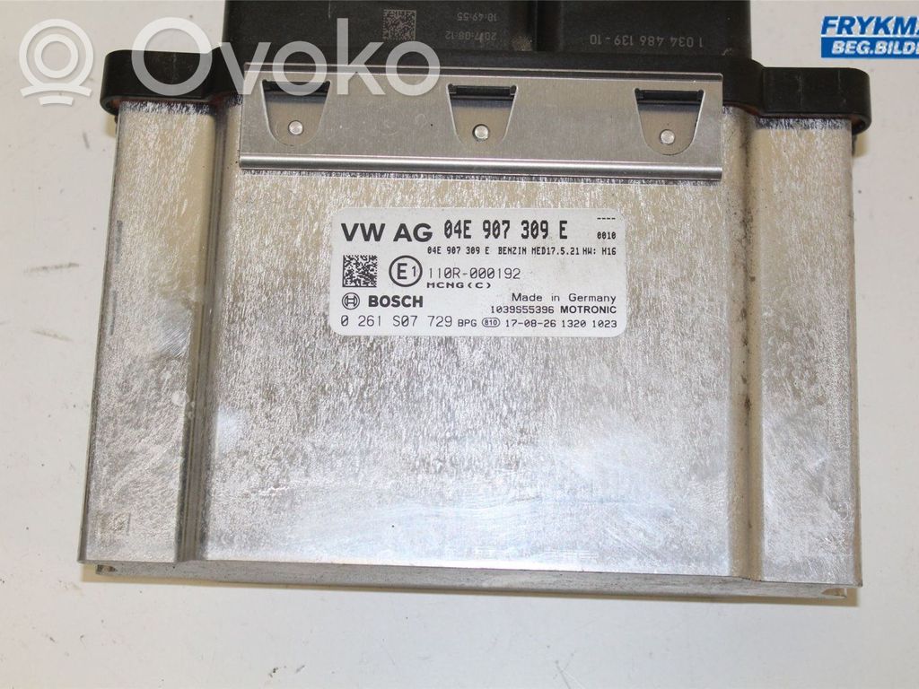 Unité de commande / module d'injection   04E906016EF,0261S07729,04E907309E