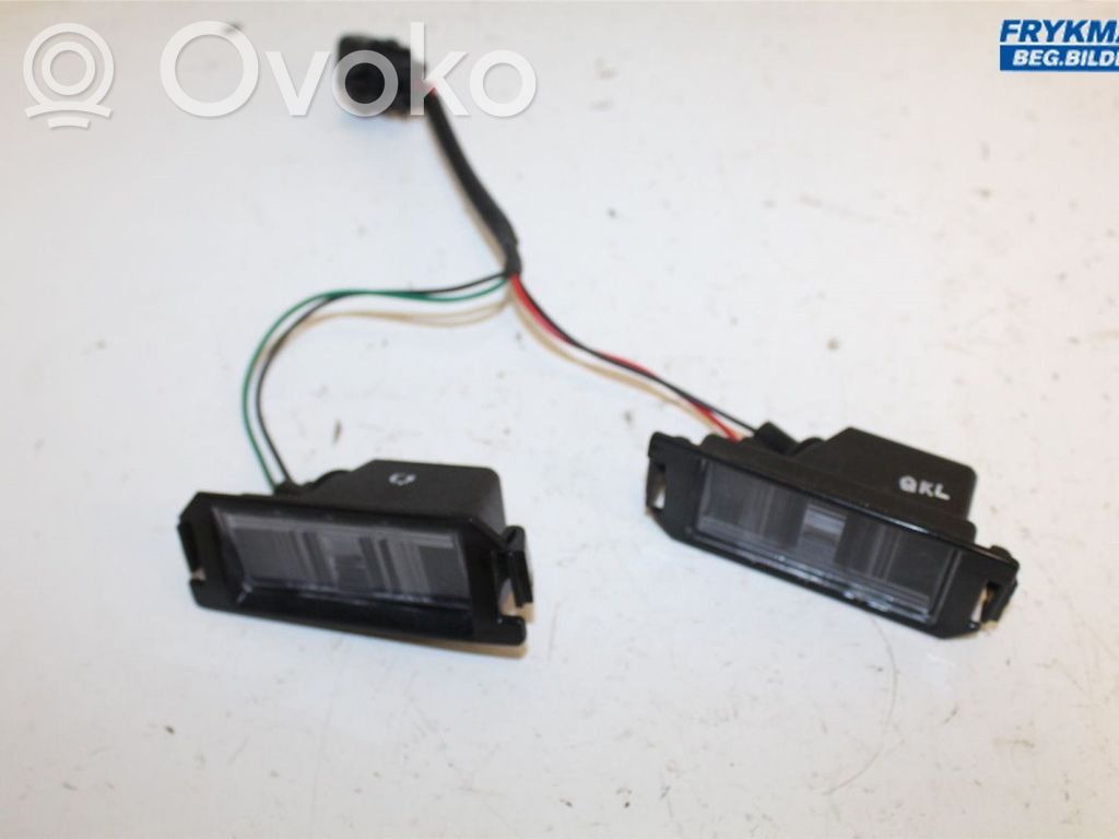 KIA Picanto Éclairage de plaque d'immatriculation 