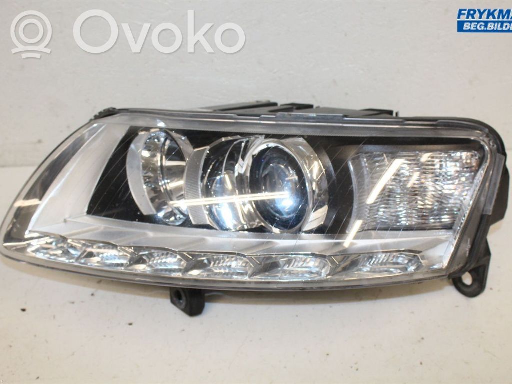 Audi A6 S6 C6 4F Phare frontale 