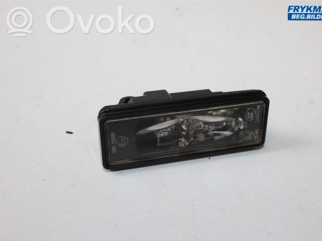 Citroen C3 Lampa oświetlenia tylnej tablicy rejestracyjnej 