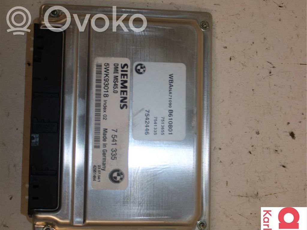 BMW 5 E60 E61 Injection control unit/module 