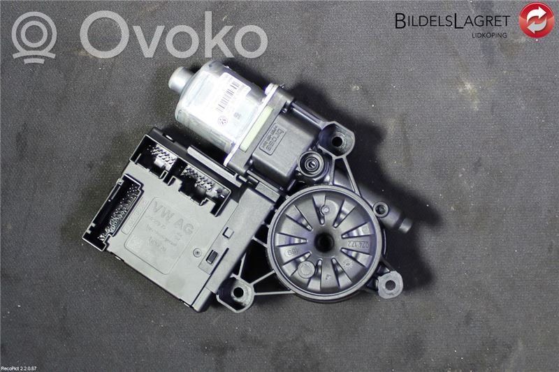 Volkswagen PASSAT B7 Silnik regulatora szyby drzwi przednich 