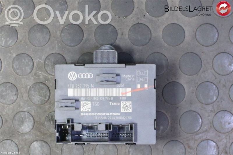 Unité de commande module de porte   4F0959795P,4F0959795M,4F0959795M