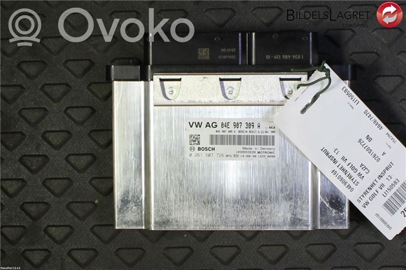 Volkswagen Golf VII Unitate/modul comandă injecție 