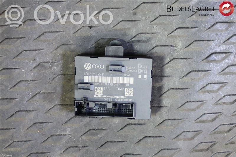 Unité de commande module de porte   4F0959795P,4F0959795P,4F0959795P