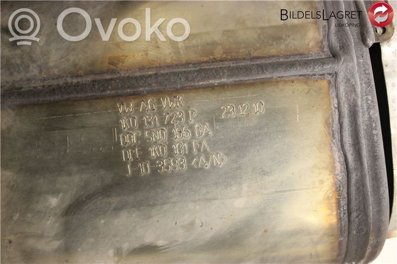 Volkswagen PASSAT B7 Filtr cząstek stałych Katalizator / FAP / DPF 