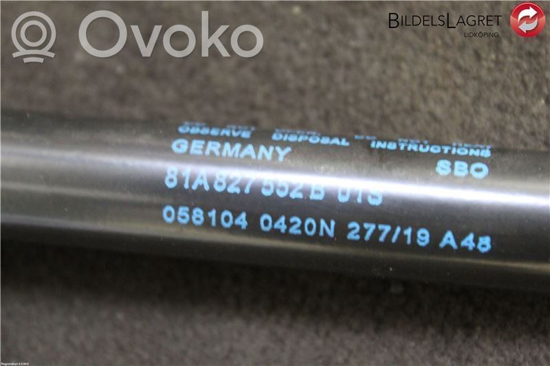 Tailgate strut   81A827552B,81A827552B,81A827552B