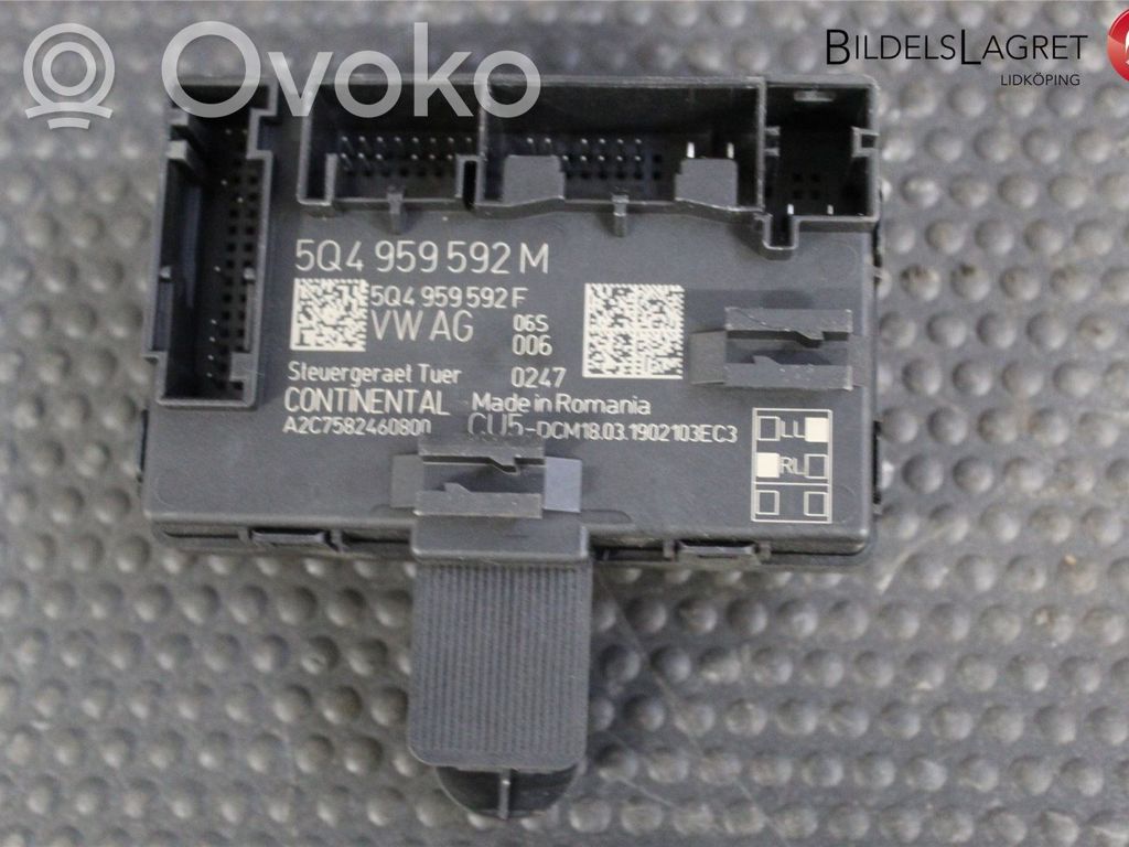 Seat Leon (5F) Unité de commande module de porte 